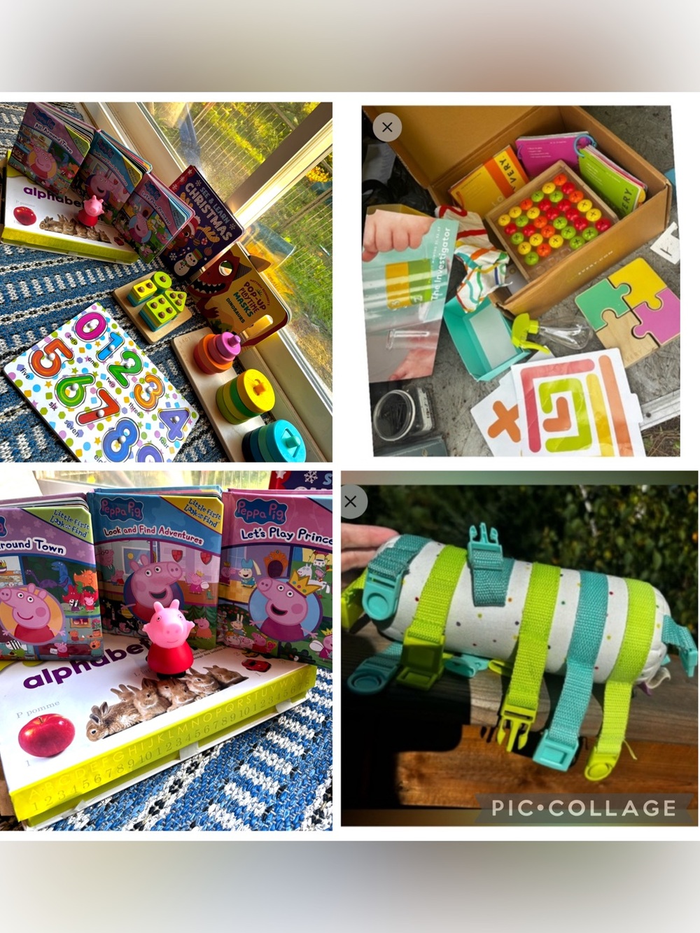 Lovevery Peppa big and other well constructed educational toys 💕